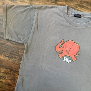 Mid 90s VTG Flip Skate Tee Rune Glifberg Elephants Skateboarding Made in USA M/L